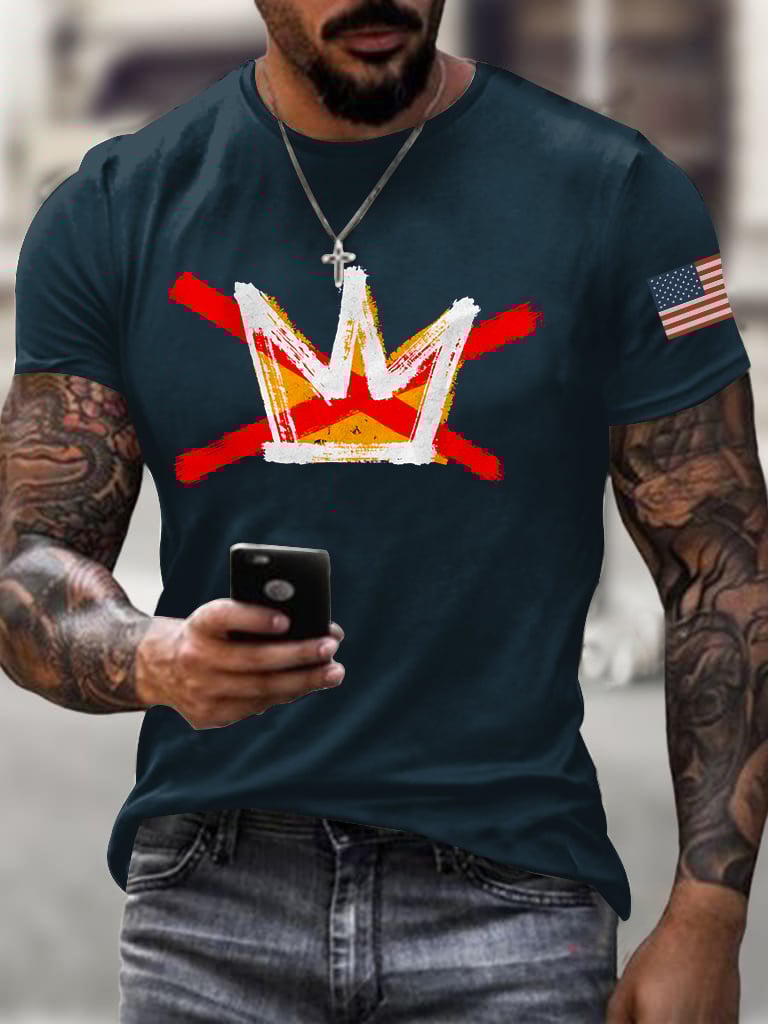 Men's Casual Reject King T-Shirt