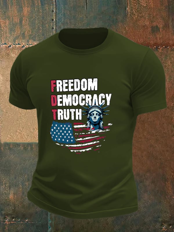 Men's FDT Printed Casual T-Shirt