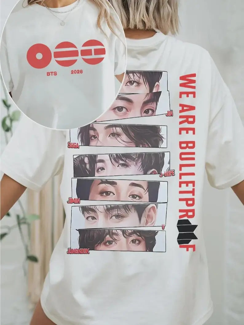 We Are Bulletproof Tour 2026 Shirt