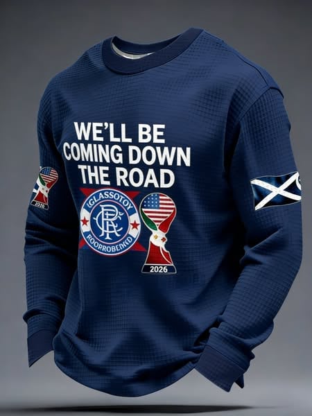 Men's Soccer Printed Casual Top