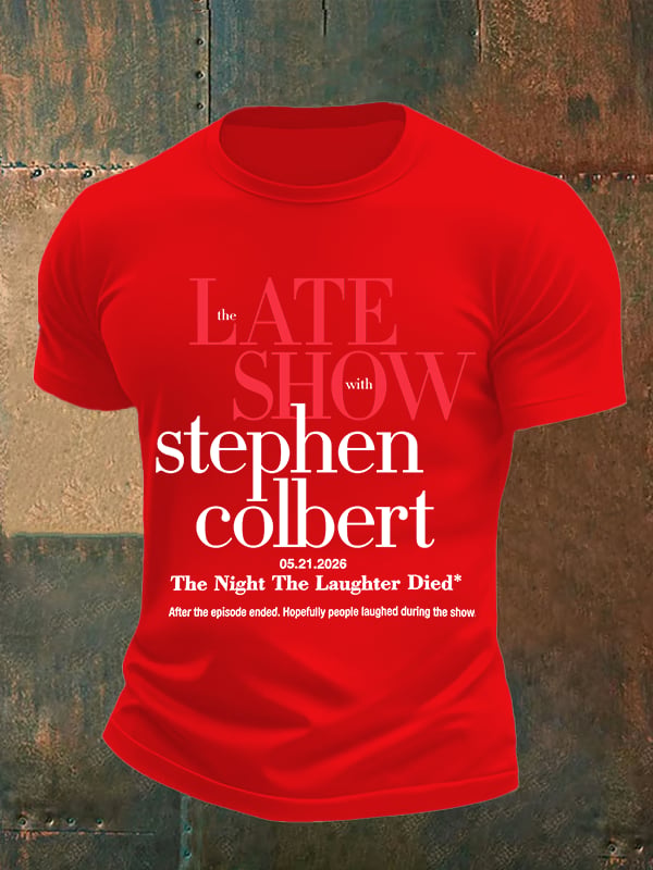 Men's Retro Last Show Print T-Shirt