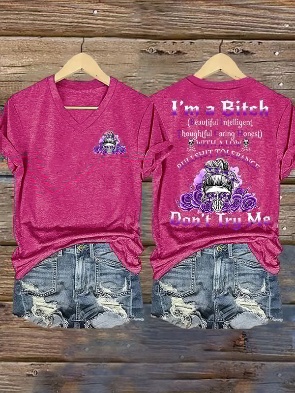 Women's  Don't Try Me  T-Shirt