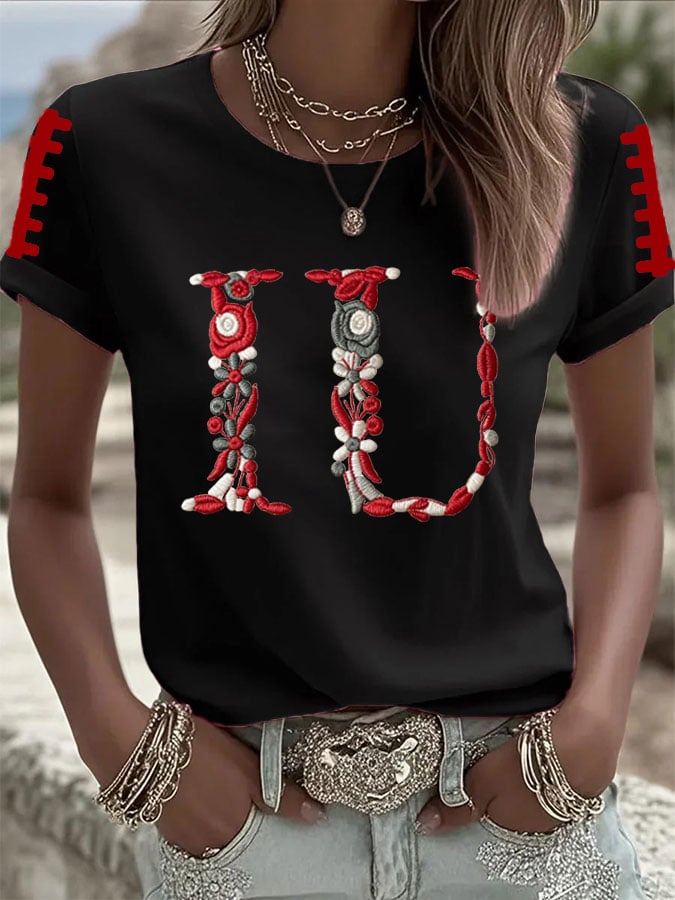 Women's Football  T-shirt