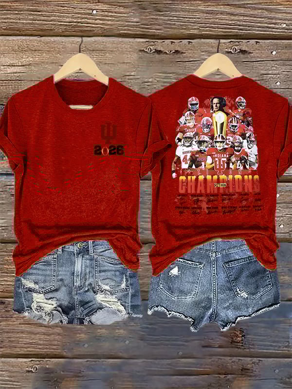 Women's  Football Print T-Shirt