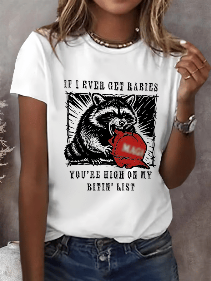 Women's FDT Printed Casual T-Shirt