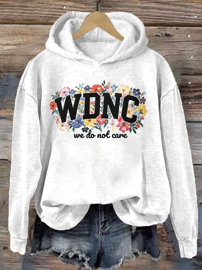 Retro Funny Proud Member Of WDNC Club Menopause Perimenopause Print Hoodie