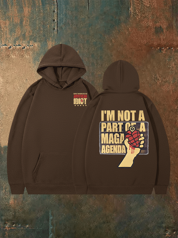 Unisex  american idiot  Print  Hoodie