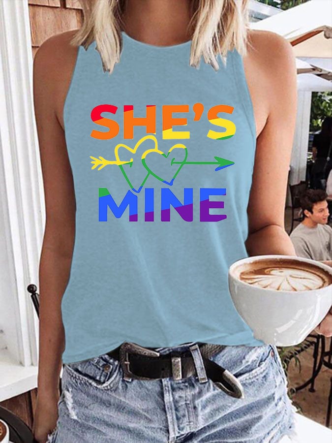 Women's She's Mine Print Tank Top