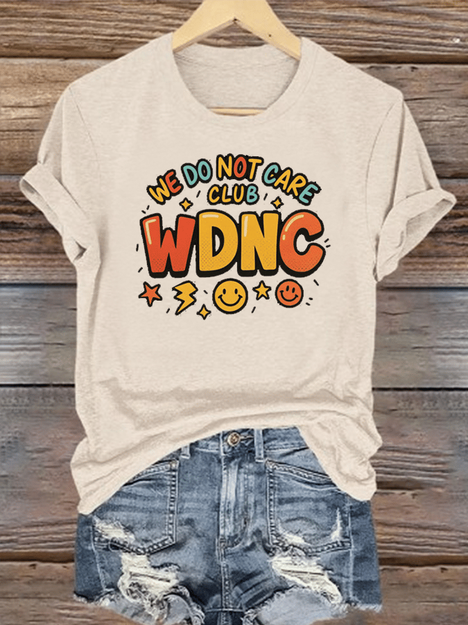 Women's  Retro Funny Proud Member Of Club Menopause Perimenopause Print T-Shirt