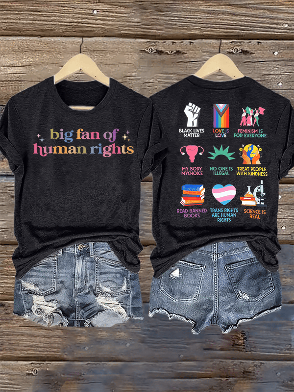 Women's   staunch supporter of human rights  T-Shirt