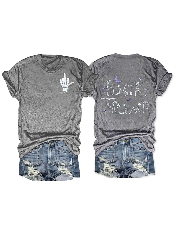 Women's Halloween FDT Printed T-shirt