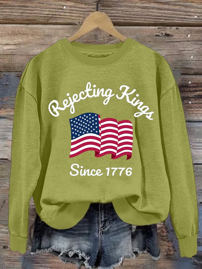 Women's Rejecting Kings Print Sweatshirt