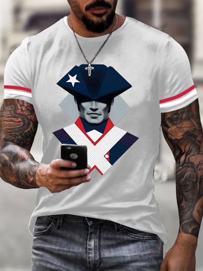 Men's football Printed Short-Sleeve T-Shirt