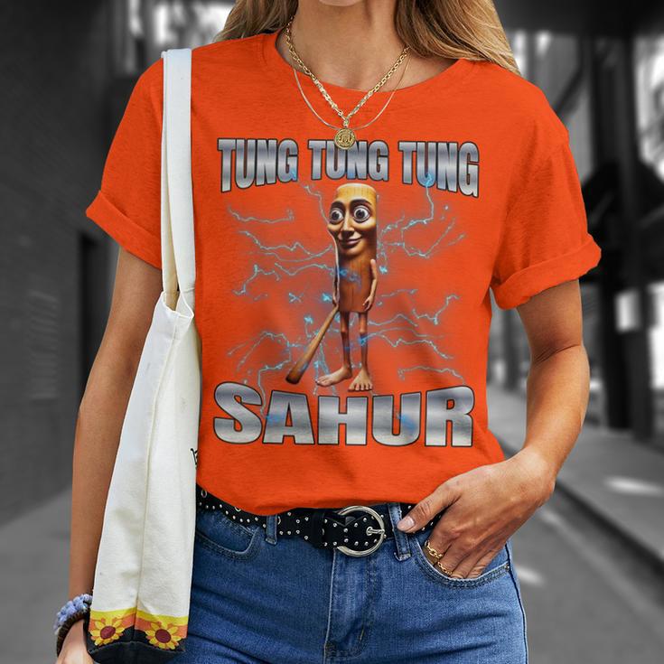 Women's Tung Tung Sahur Cadeau Humoristique T-Shirt