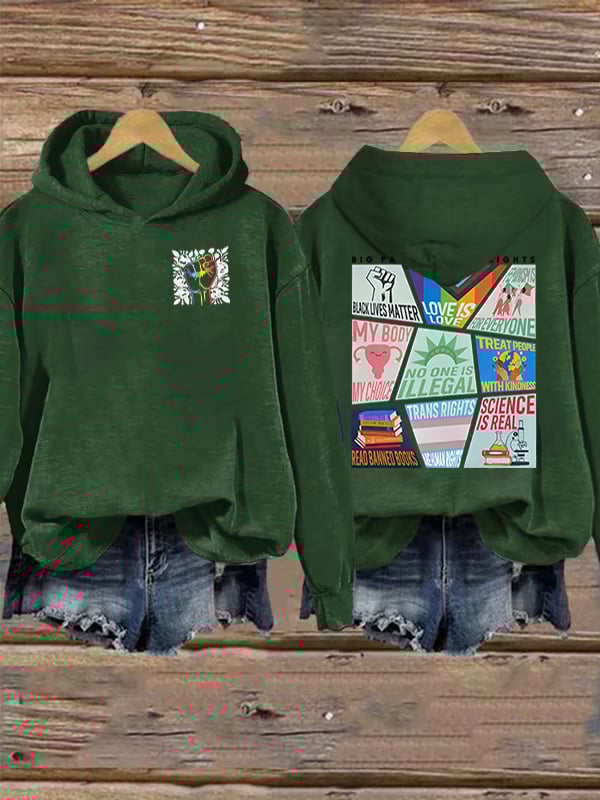 Women's   speaks my beliefs Print  Hoodie