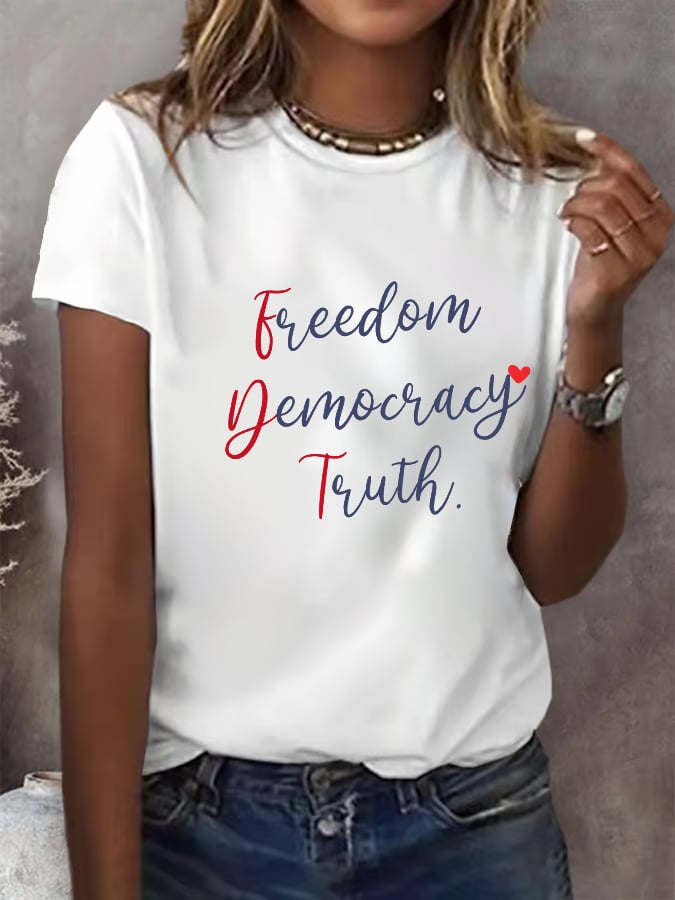 Women's Freedom Democracy Truth T-Shirt