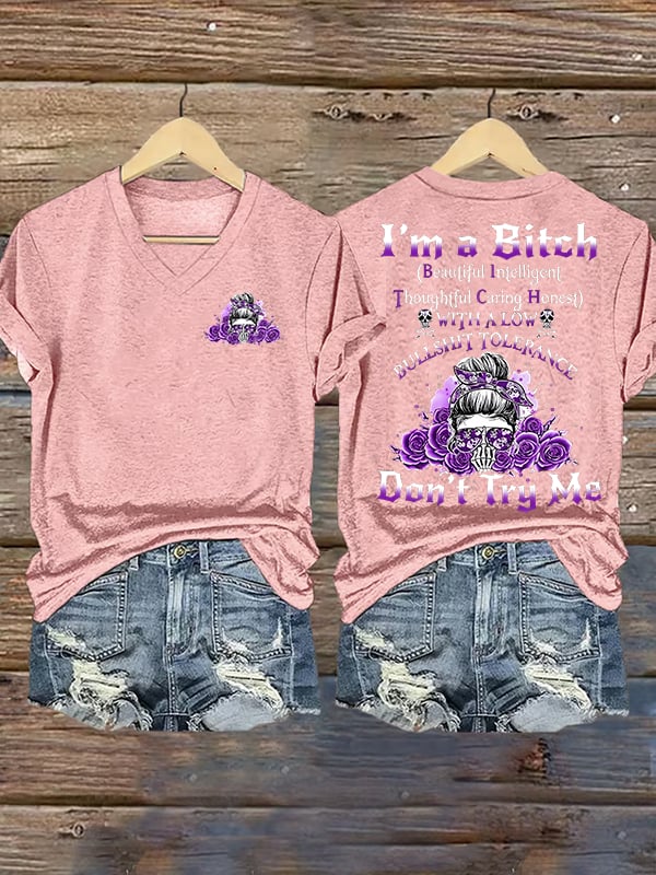 Women's  Don't Try Me  T-Shirt