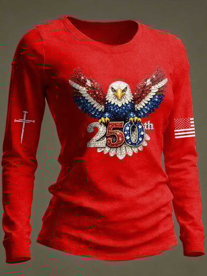 Women's 250th Anniversary Casual Printed Top