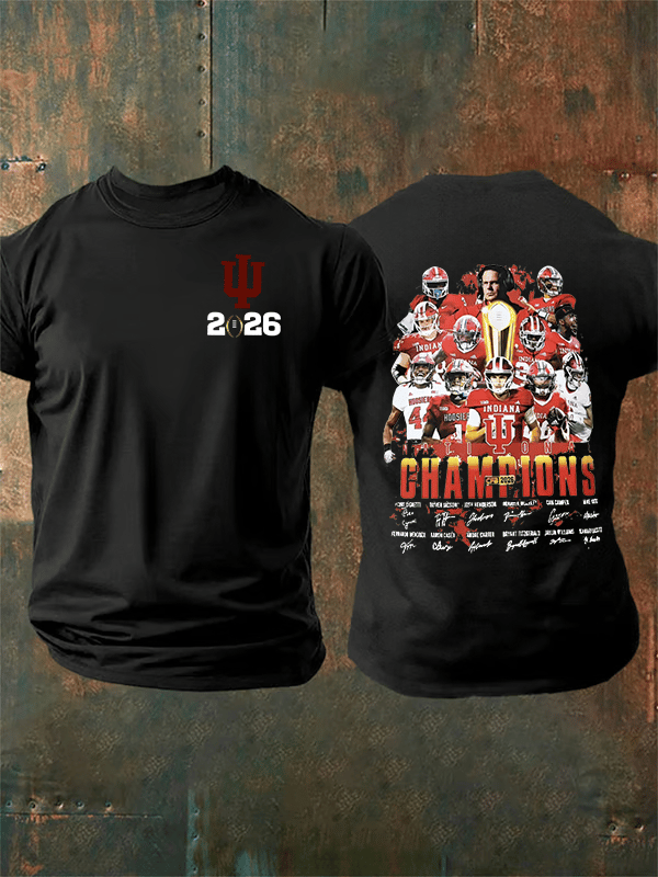 Men's  Football  Print  T-Shirt