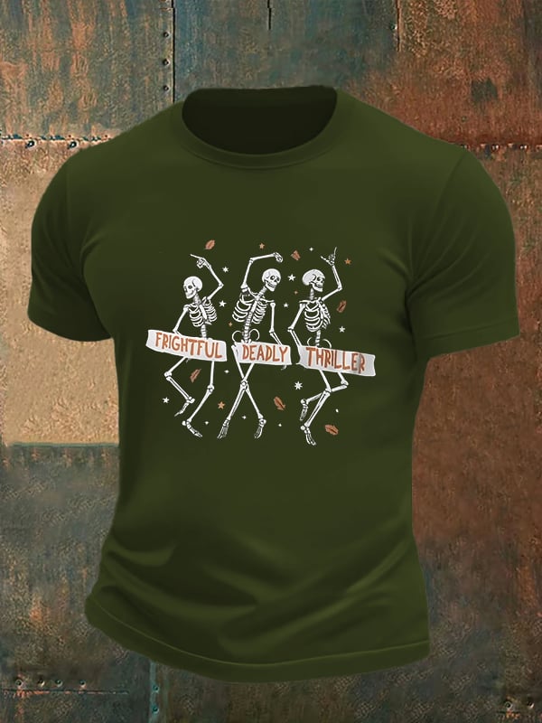 Men's   Skeleton FDT Print T-Shirt