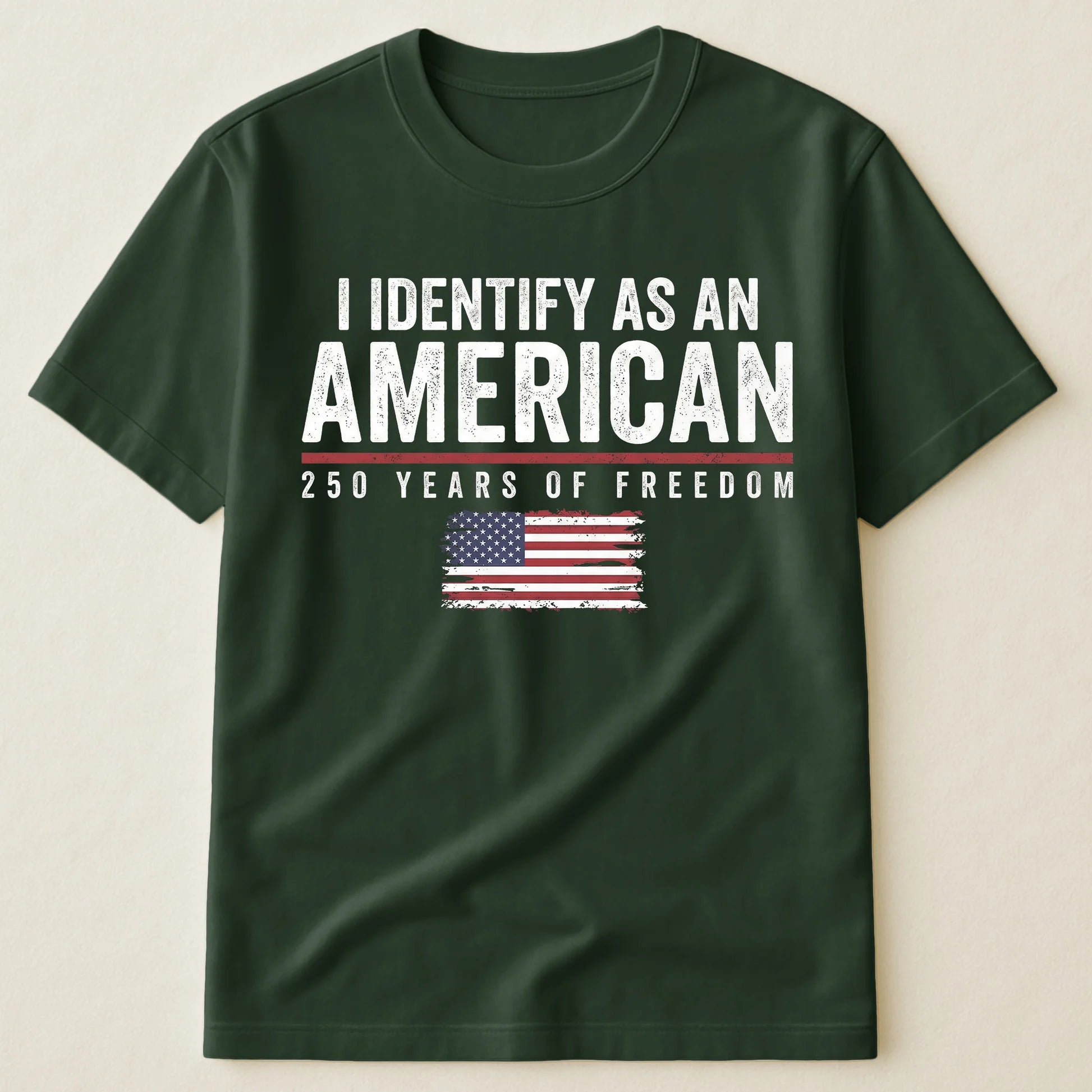 I Identify As An American 250 Years Of Freedom - Shirt