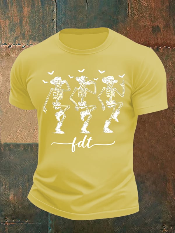 Men's Cowboy Skull  T-Shirt