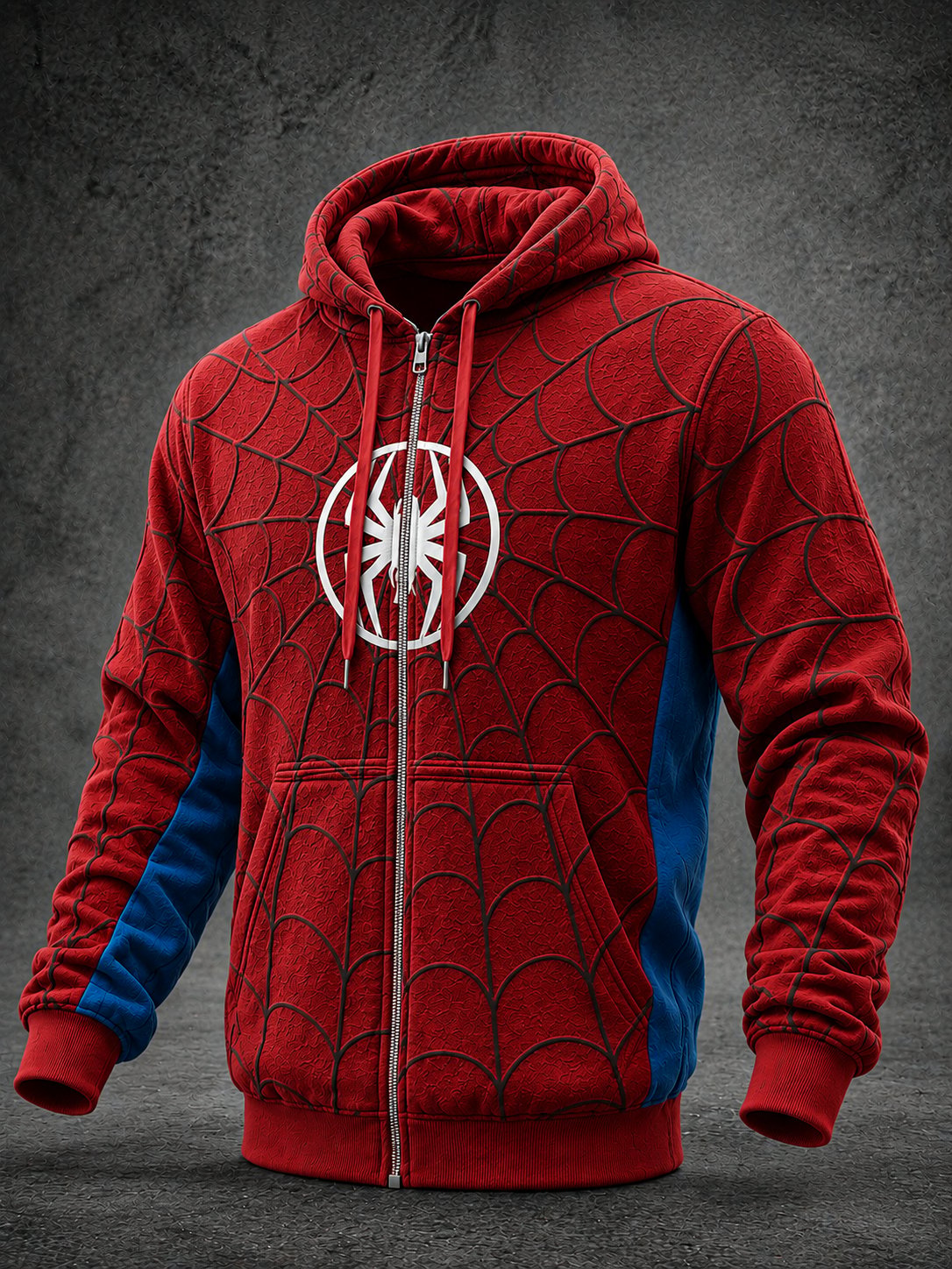 Men's Spider Graphic Print Hoodie