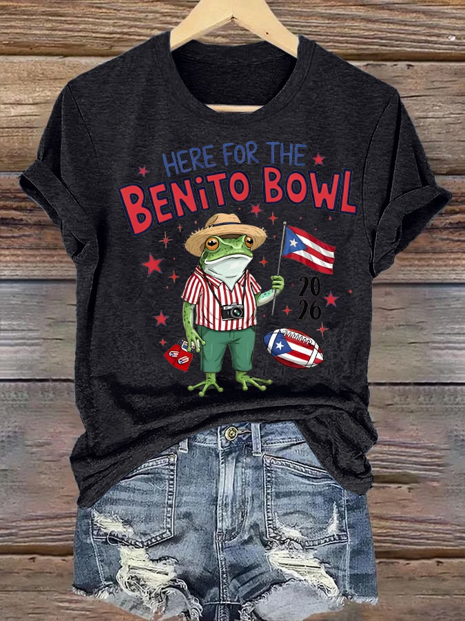 Women's  Benito Bowl Puerto Rico Football T-Shirt