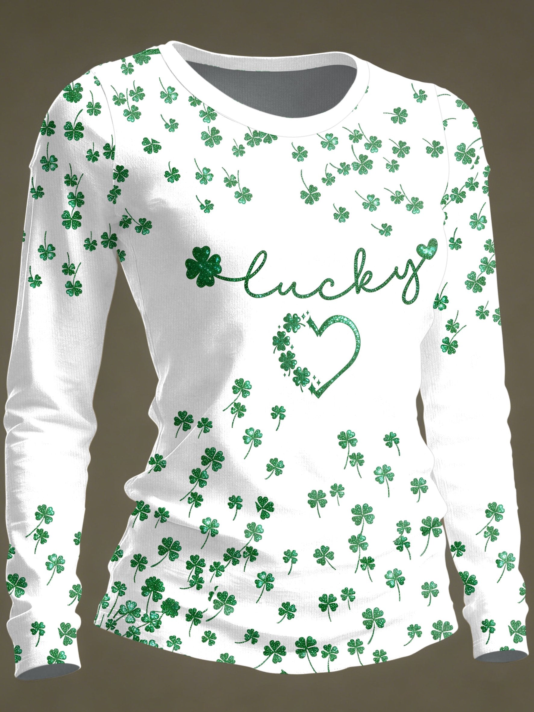 Women's St. Patrick's Day Print T-Shirt