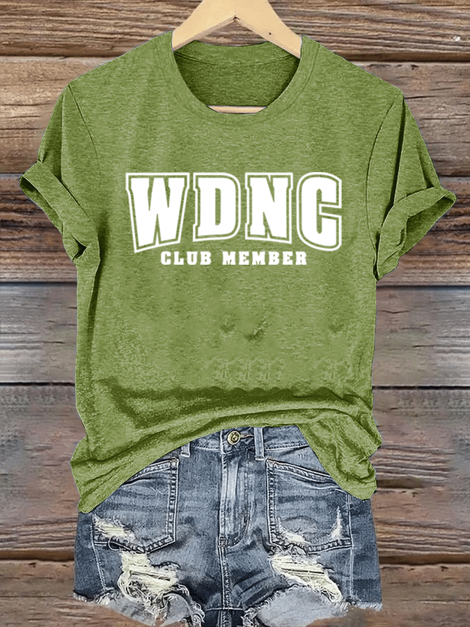 Women's  Retro Funny Proud Member Of Club We Do Not Care Menopause Perimenopause Print  T-shirt