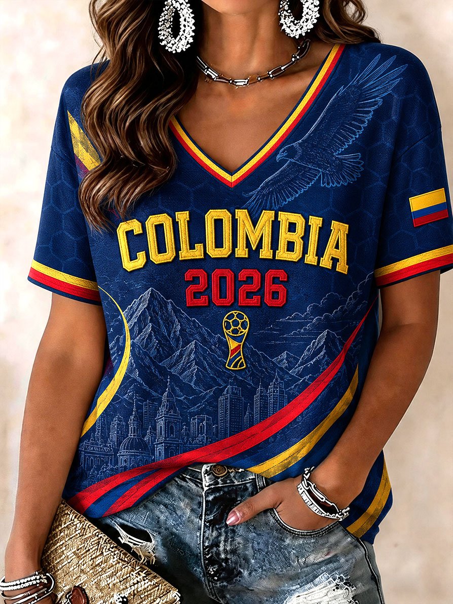 Women's Columbia V-Neck T-Shirt