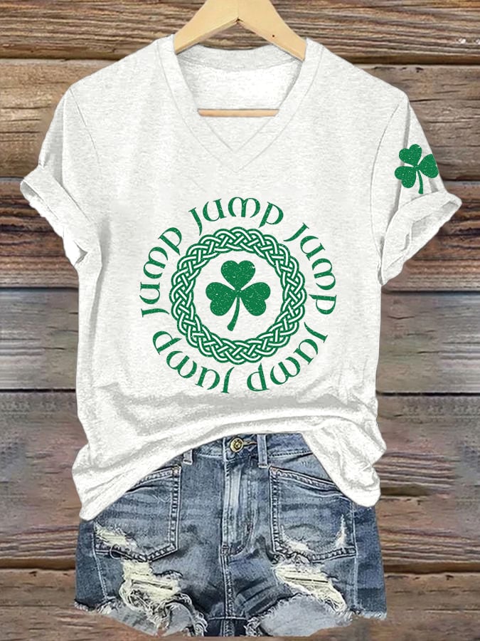 Women's  St. Patrick's Day Print T-Shirt