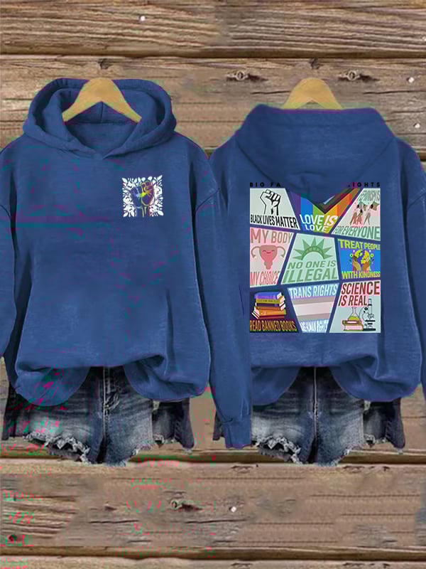 Women's   speaks my beliefs Print  Hoodie