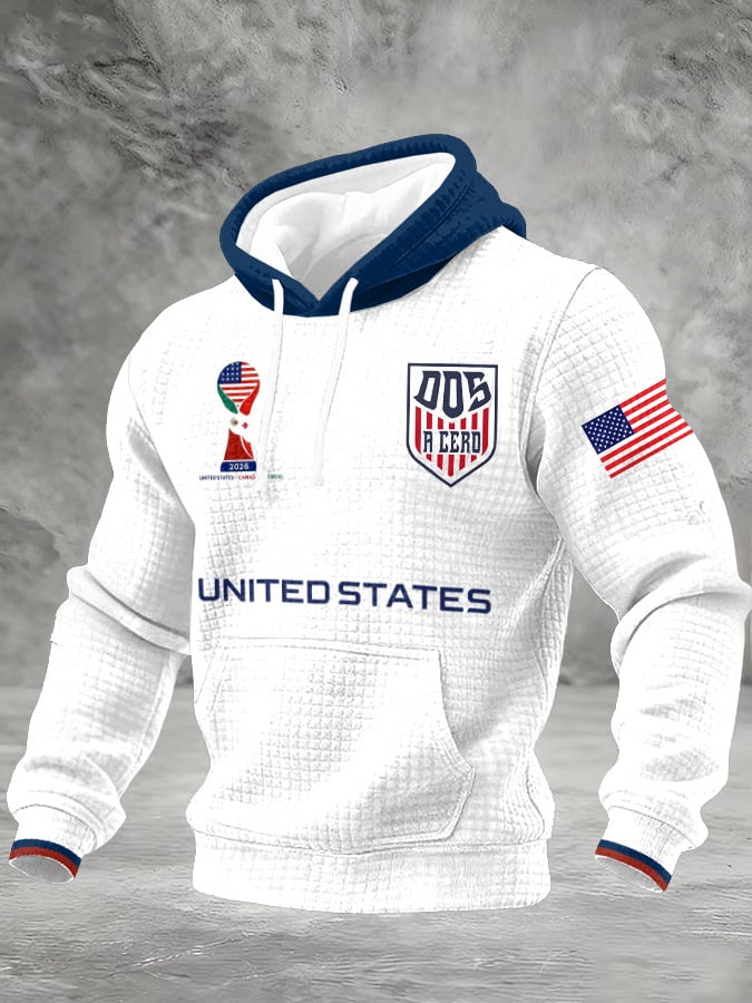 Men's USA Soccer Supporter Print Hoodie