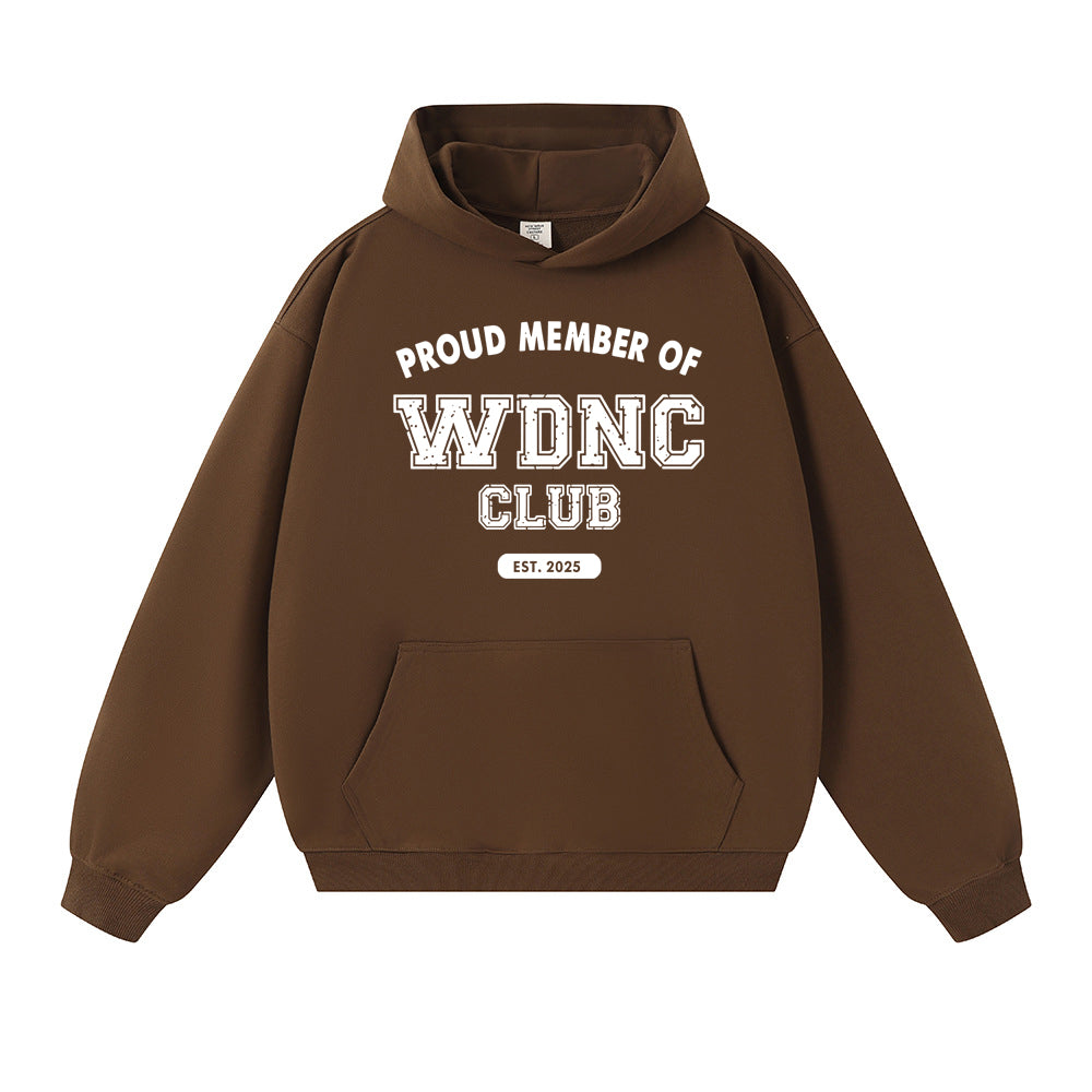 Women's We don't care about menopause perimenopause Retro Funky Print Hooded Sweatshirt