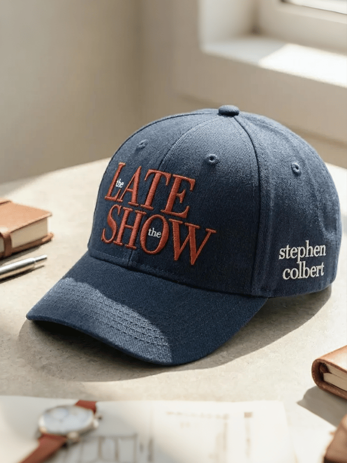 LATE SHOW  Patterned Retro Baseball Cap