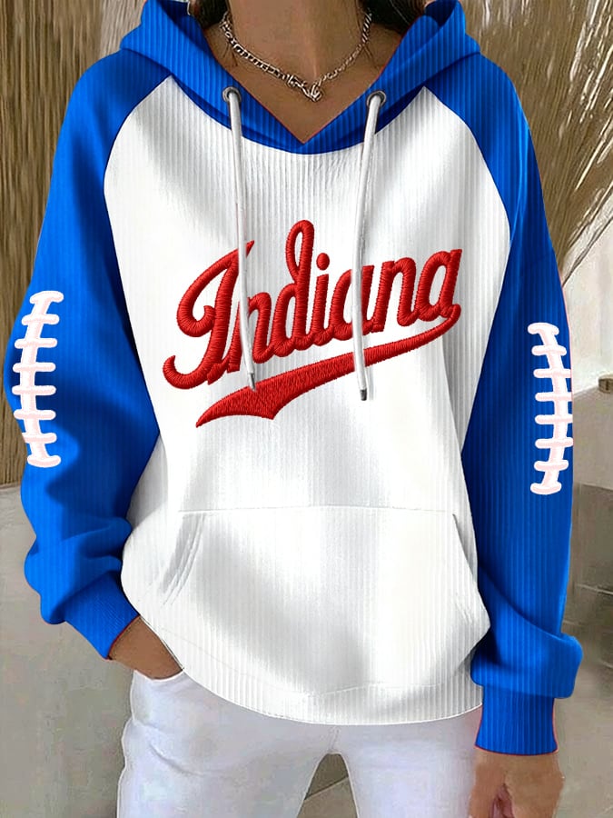 Women's Football Printed Sweatshirt