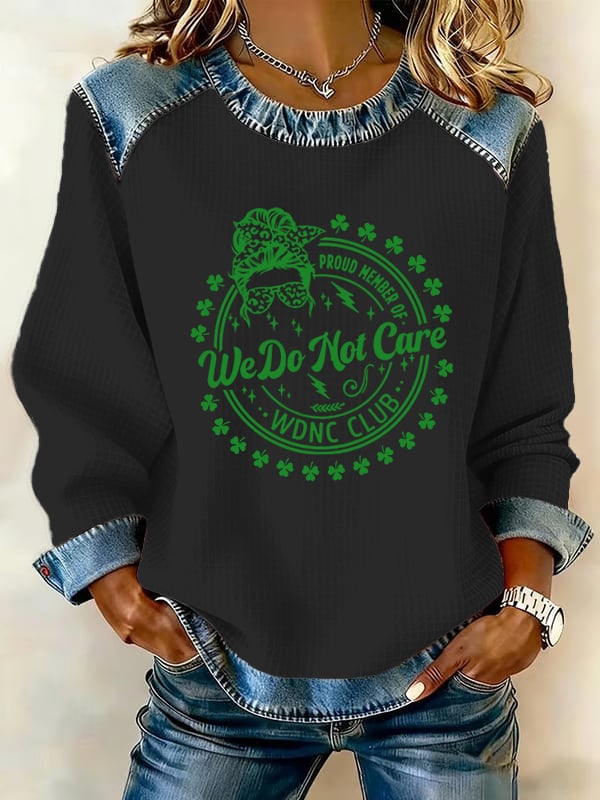 Women's  Retro Funny Proud Member Of Club We Do Not Care Menopause Perimenopause Print sweatshirt