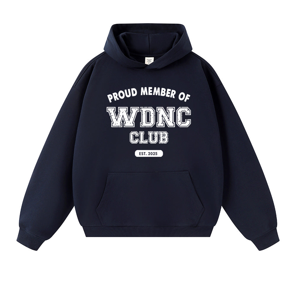 Women's We don't care about menopause perimenopause Retro Funky Print Hooded Sweatshirt