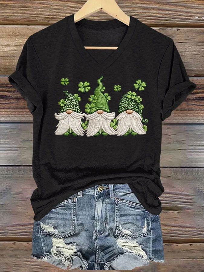 Women's casual St. Patrick's Day T-shirt