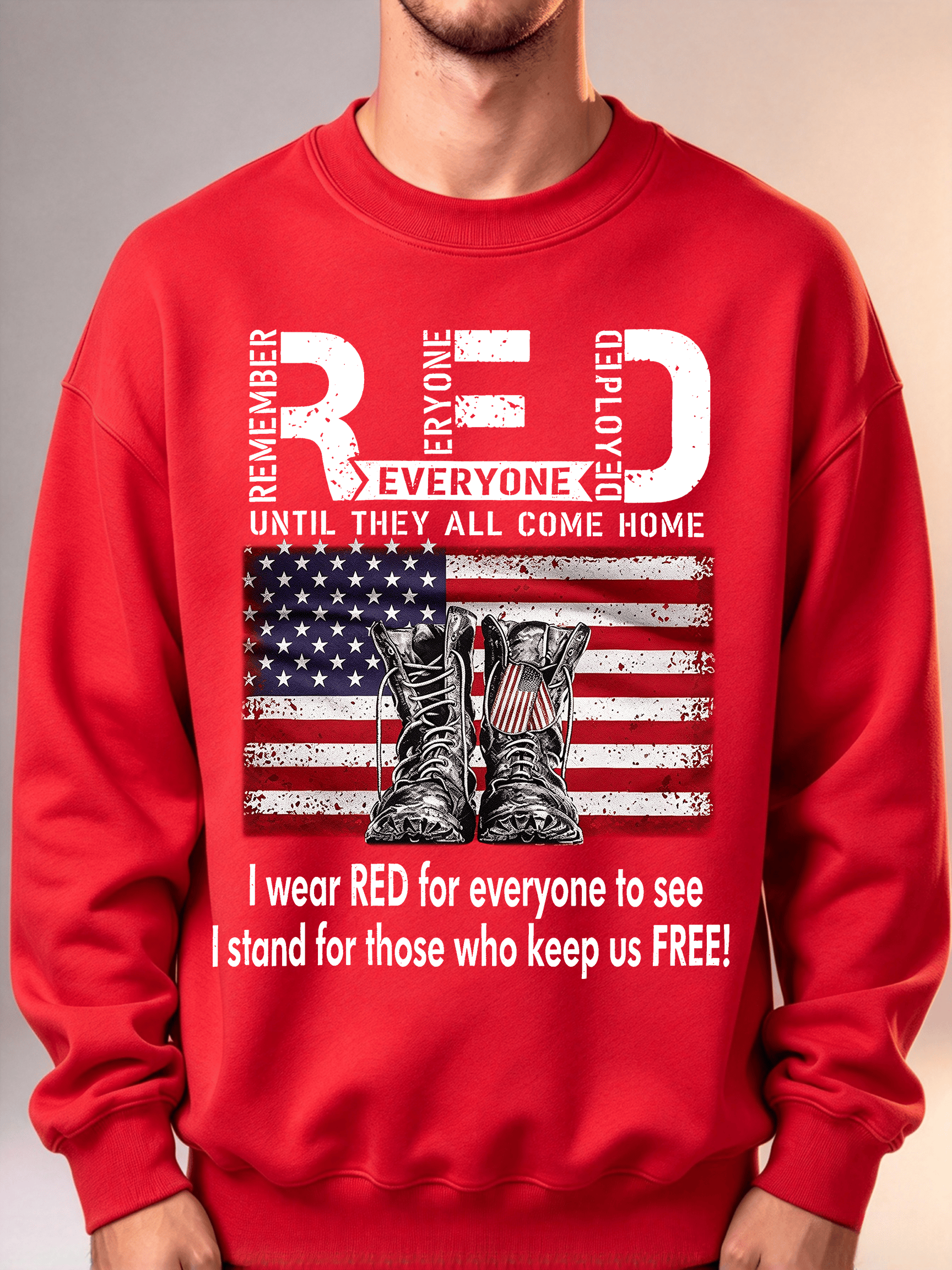 Men's Red Friday Veterans Sweatshirt