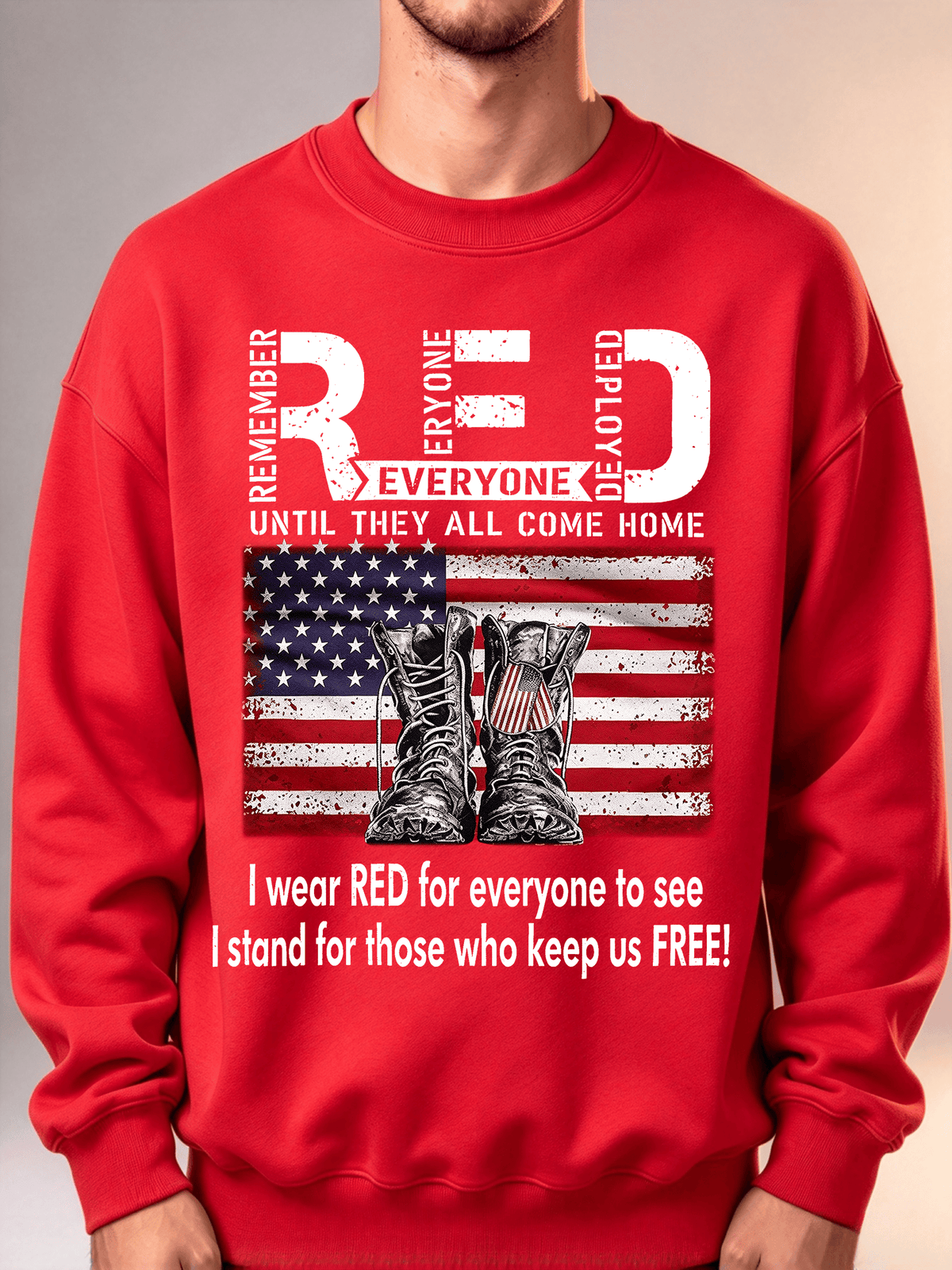 Men's Red Friday Veterans Sweatshirt
