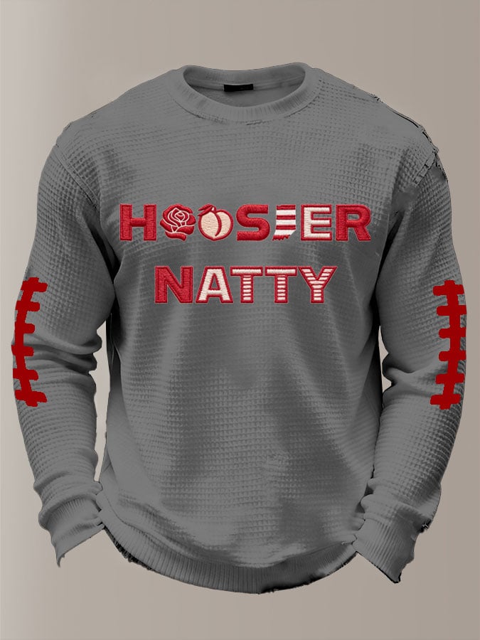 Men's Football Print Waffle T-Shirt