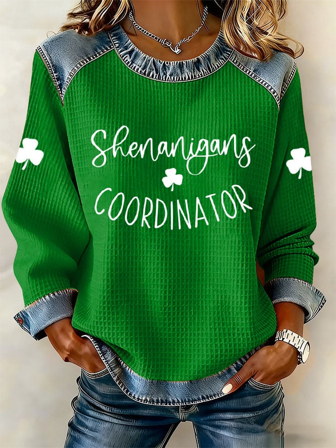 Women's Shenanigans Coordinator Printed Casual Sweatshirt
