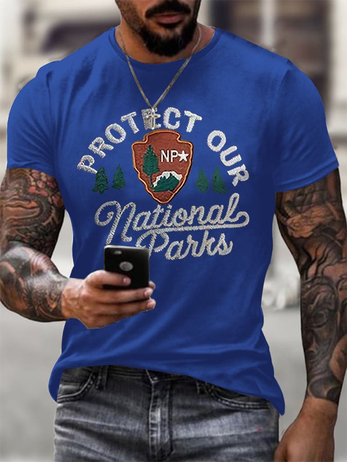 Men's National Park Print T-Shirt