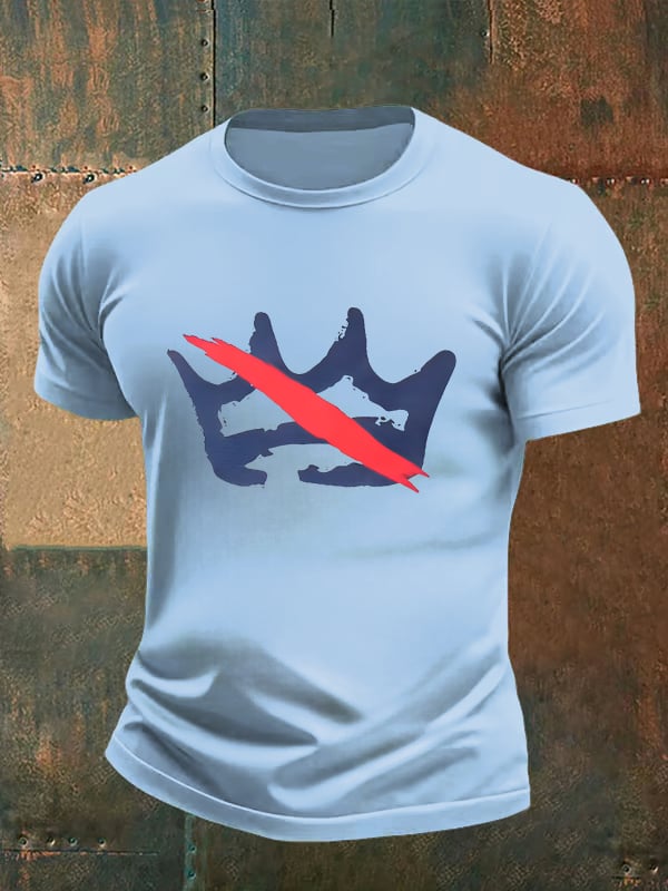 Men's America has no kings print  T-Shirt