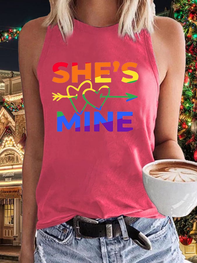 Women's She's Mine Print Tank Top