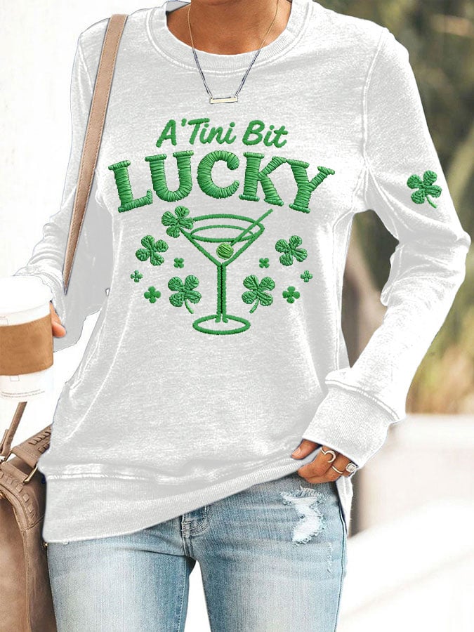 Women's A Tini Bit Irish Sweatshirt