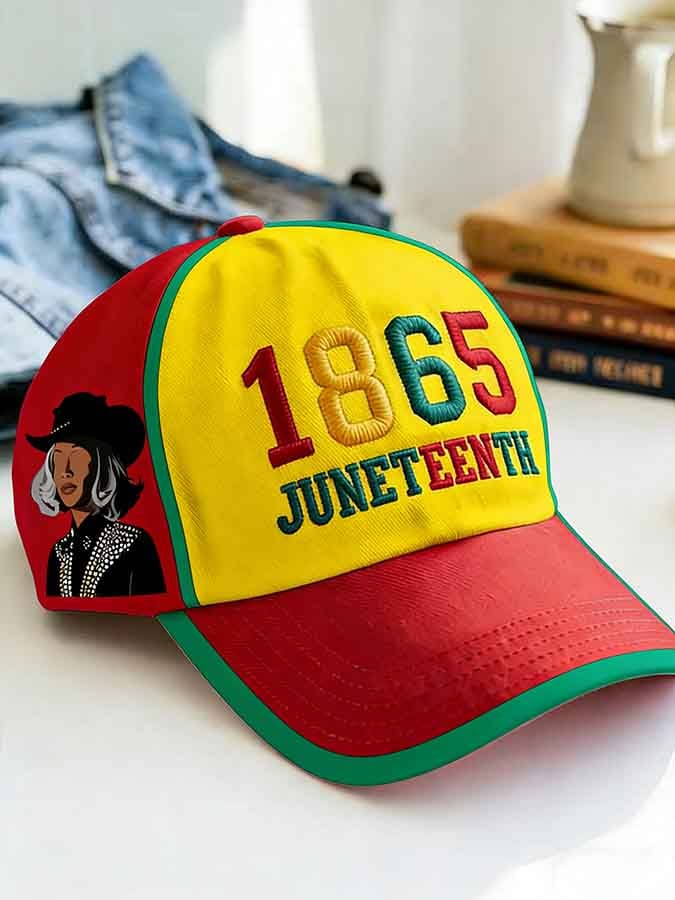 Unisex Juneteenth Printed Baseball Cap