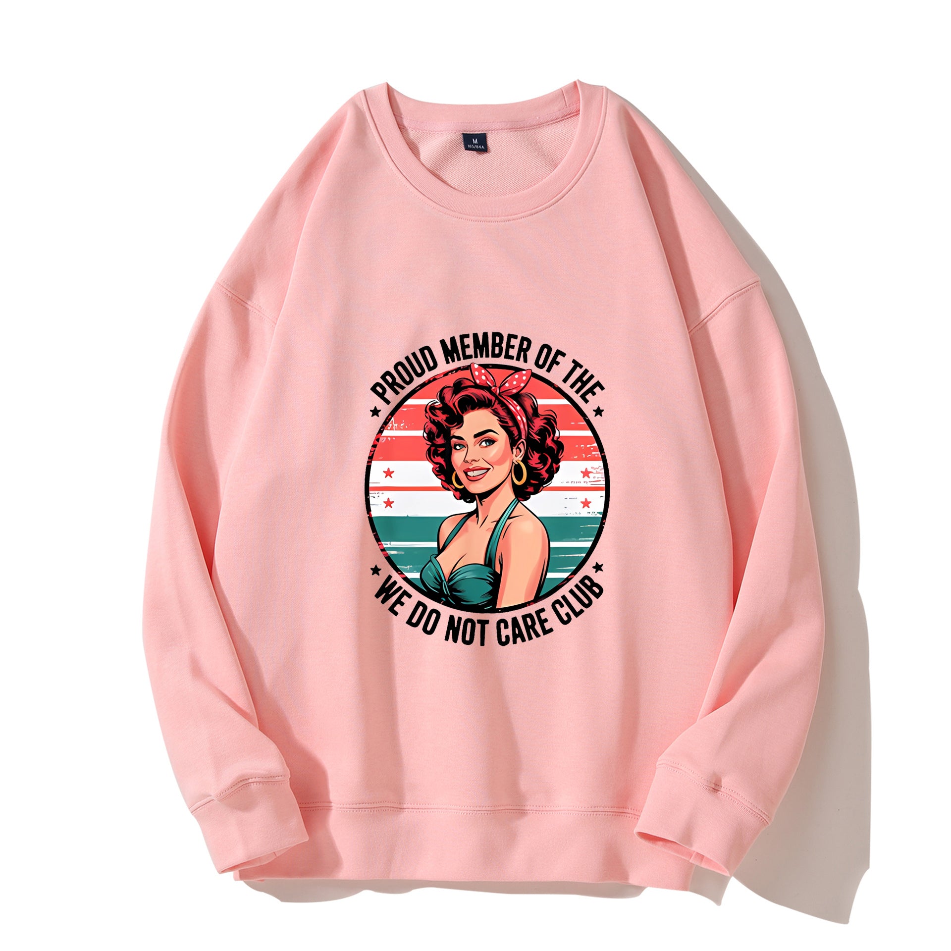 Women's Retro Fun We Don't Care About Menopause/Perimenopause Printed Sweatshirt